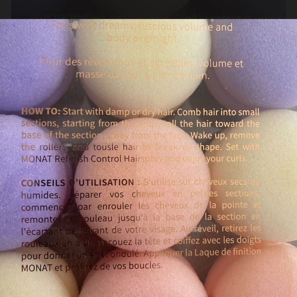 Monat Dream Bigger 9 soft Roll Macaron Sleep Roller - NEW in Box - Picture 4 of 4